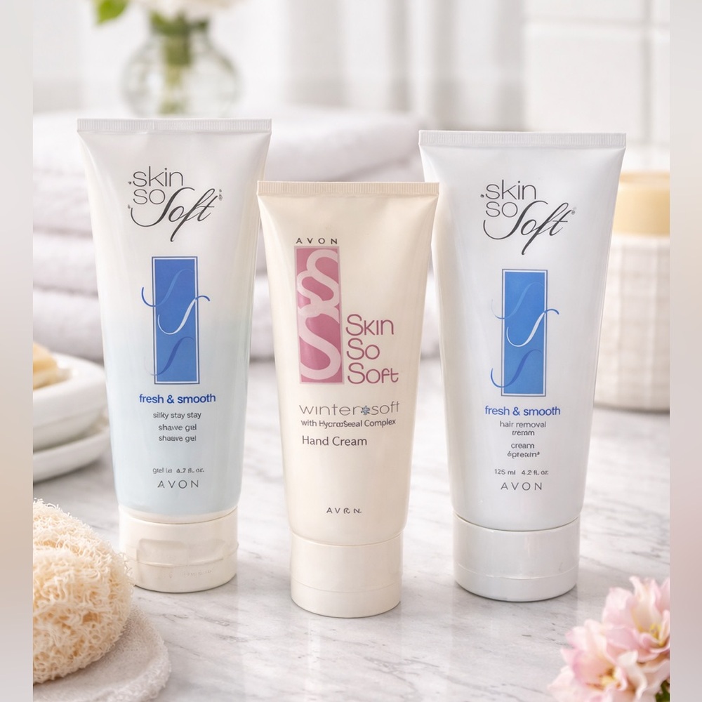 NEW Avon Skin So Soft Bundle | Fresh & Smooth + Winter Soft | Body Care Set